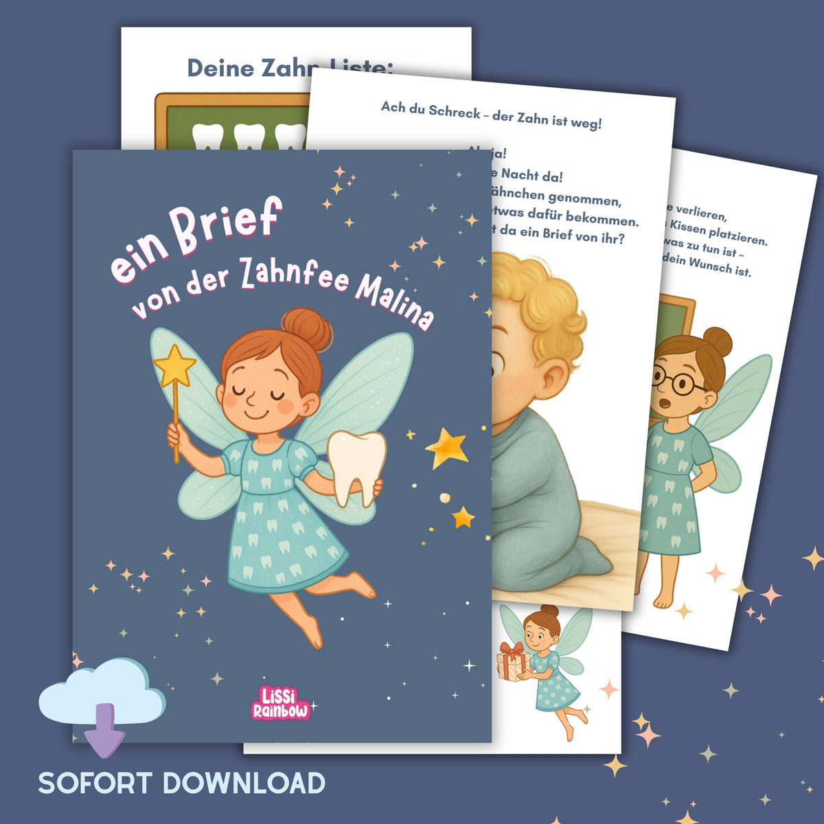 brief von der zahnfee vorlage kostenlos