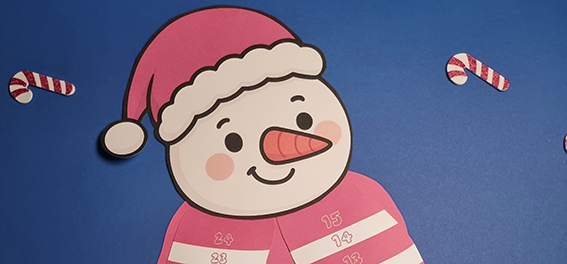 Adventskalender Vorlage zum Ausdrucken