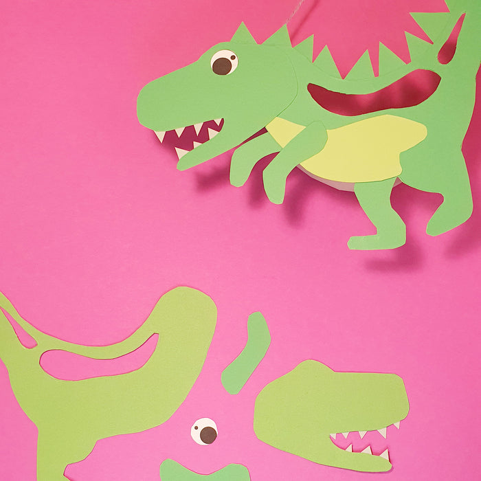 Dino-Laterne zum Selberbasteln: Hol dir die kostenlose Vorlage!