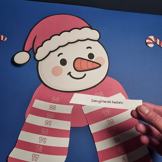 Adventskalender mit Aktivitäten und Geschenkideen zum Ausdrucken – liebevoll gestaltete Vorlage von Lissi Rainbow