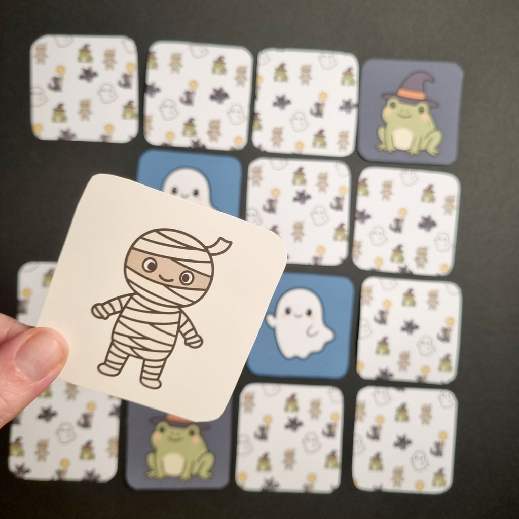 Halloween Spiel  kinder zum Ausdrucken