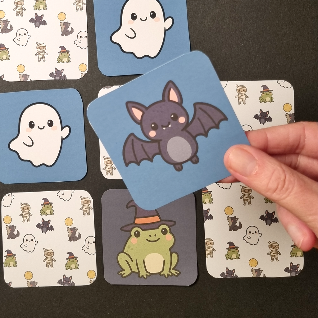 Halloween Spiel  kinder zum Ausdrucken