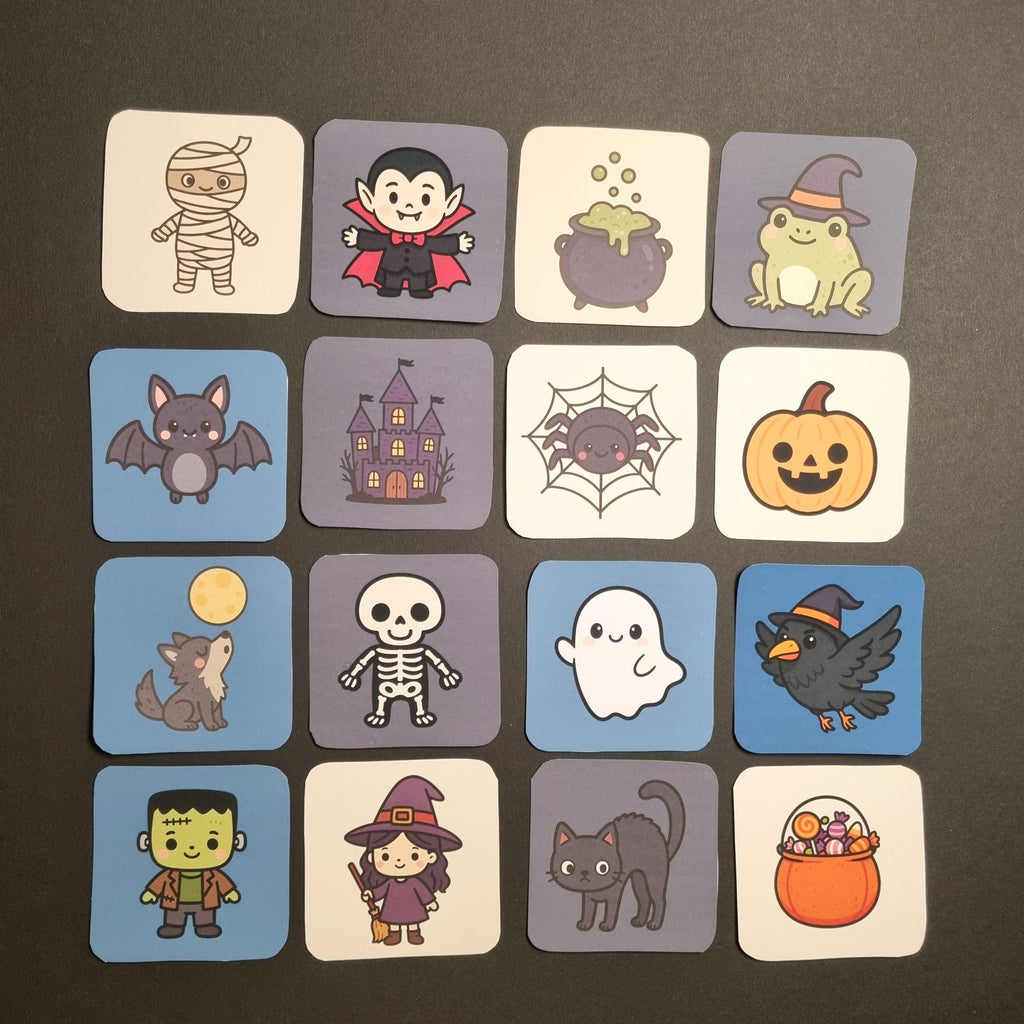 Halloween Spiel  kinder zum Ausdrucken