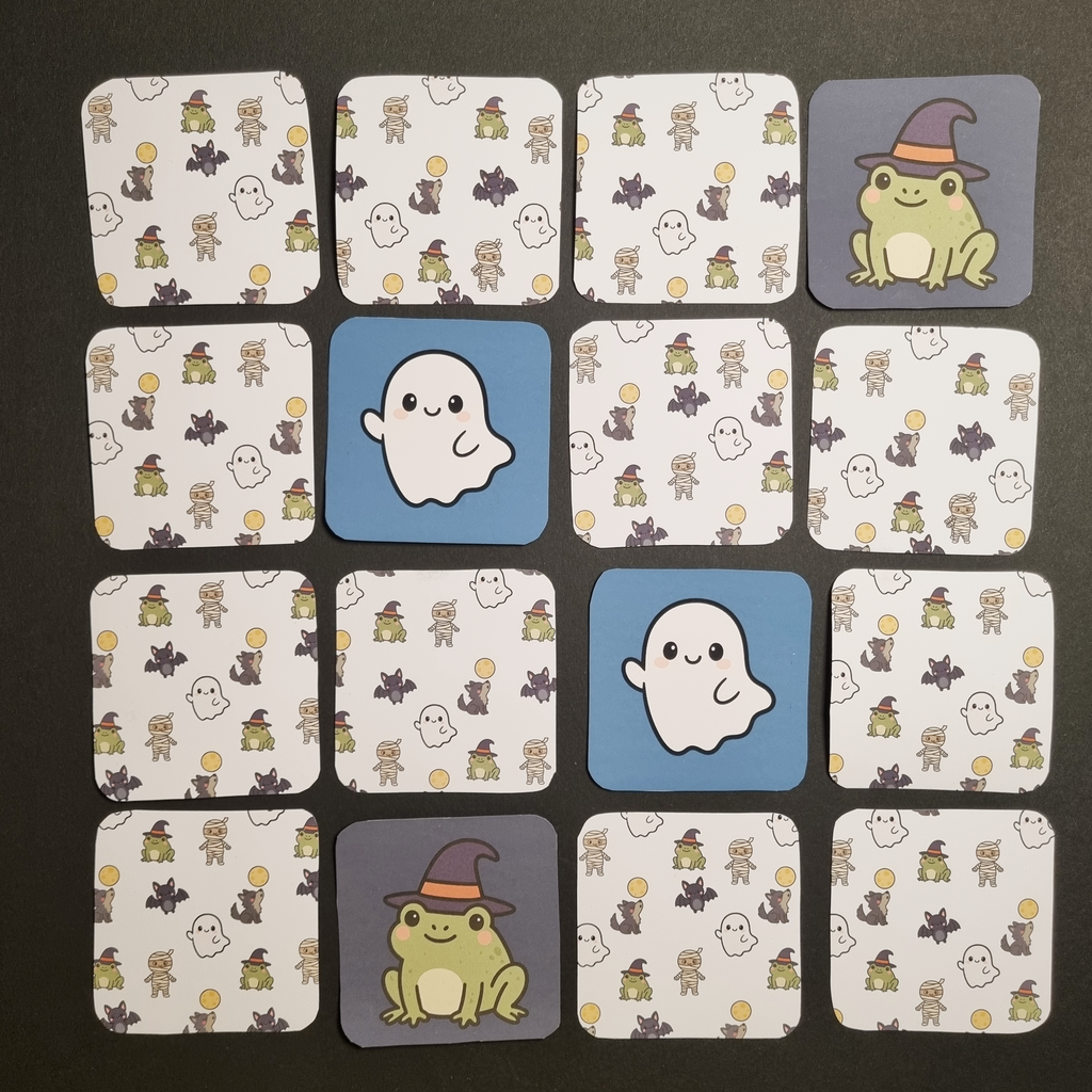 Halloween Spiel  kinder zum Ausdrucken