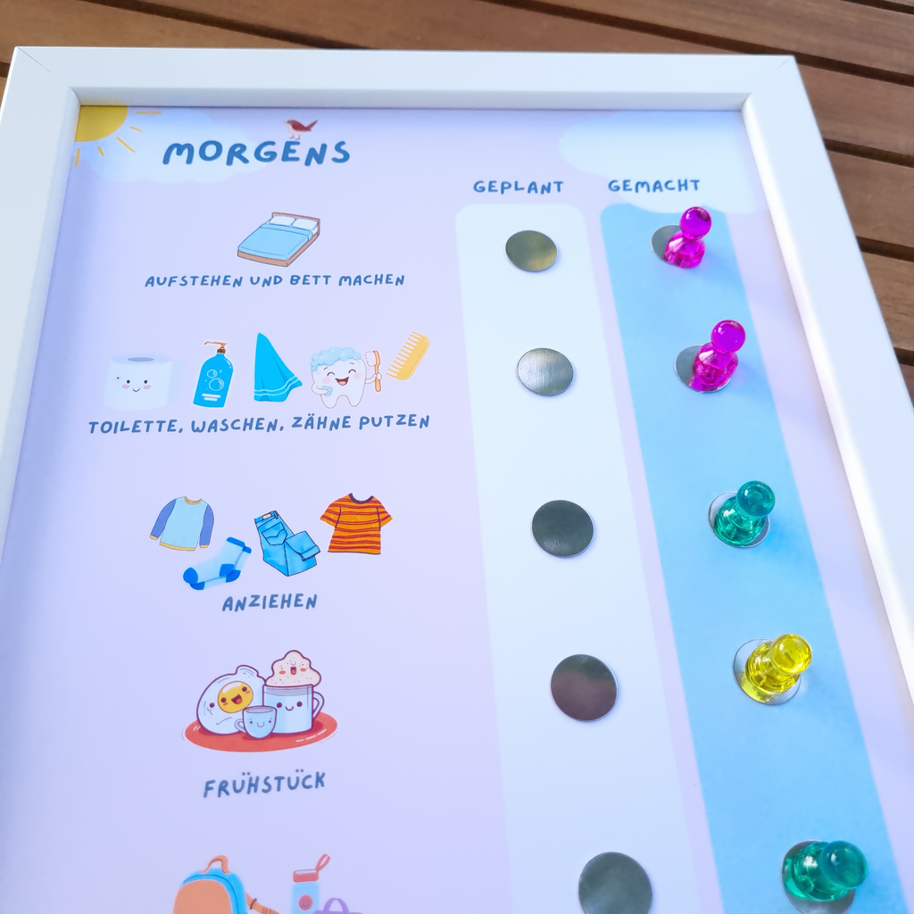 magnetischer planer morgens kinder