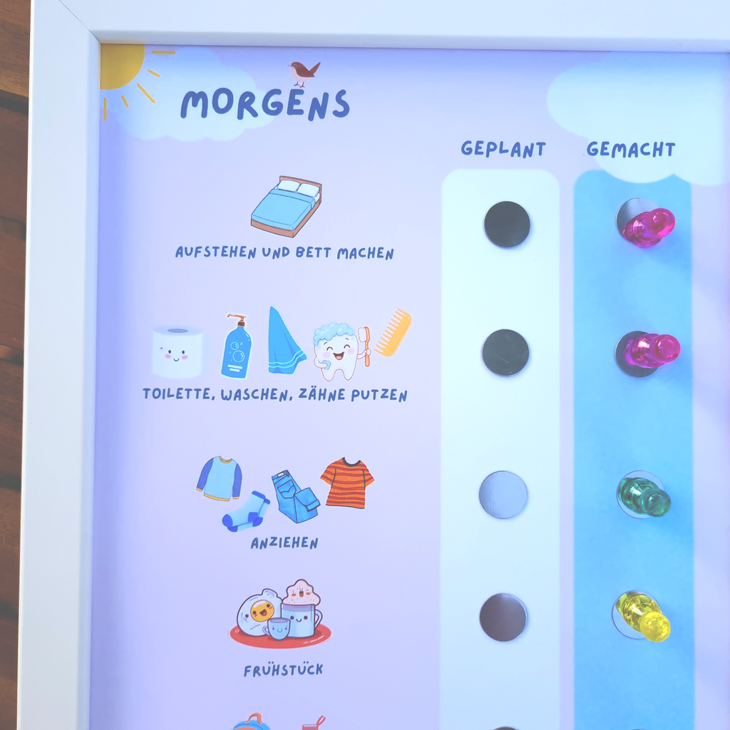 morgenplan kinder magnet