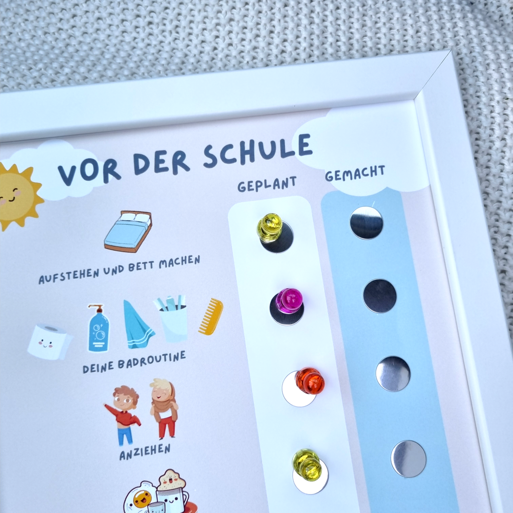 planer für kinder magnetisch schule