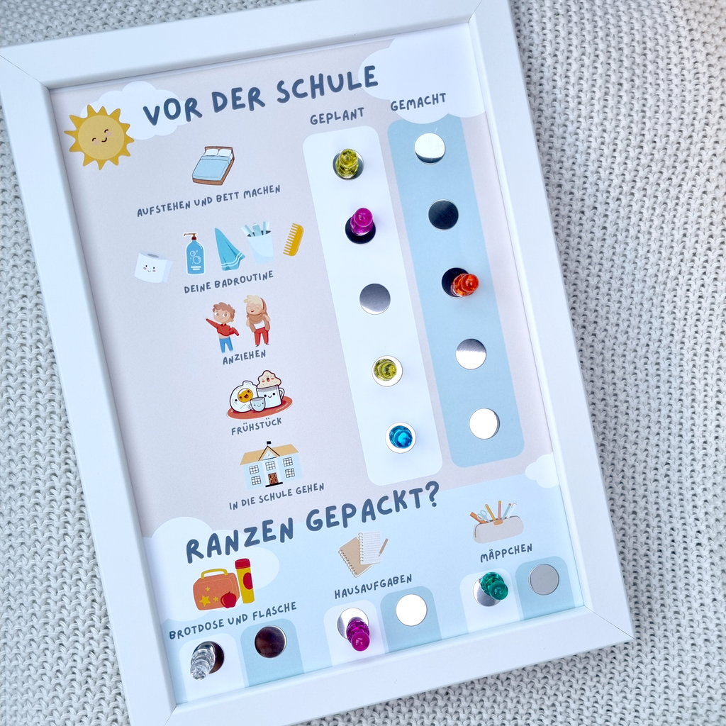 planer routine kinder schule magnetisch